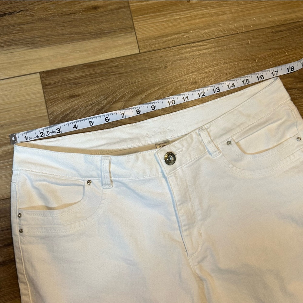 Cache Bright White Denim Jeans - Picture 6 of 9